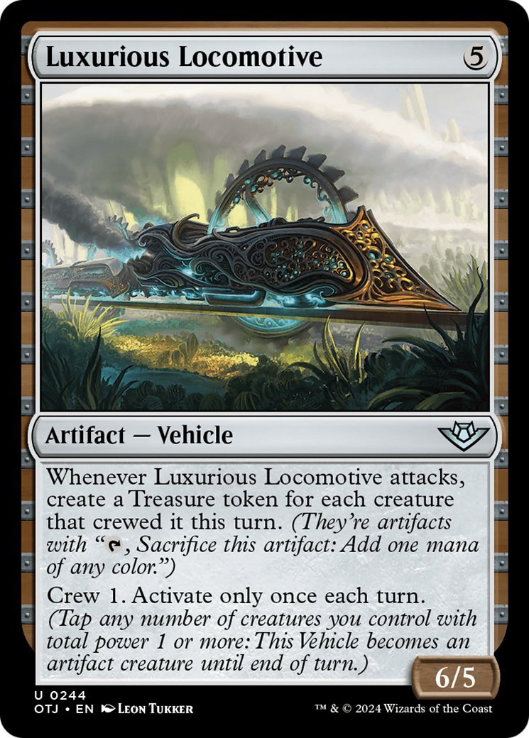 Image of Luxurious Locomotive (OTJ-244) - Outlaws of Thunder Junction Foil