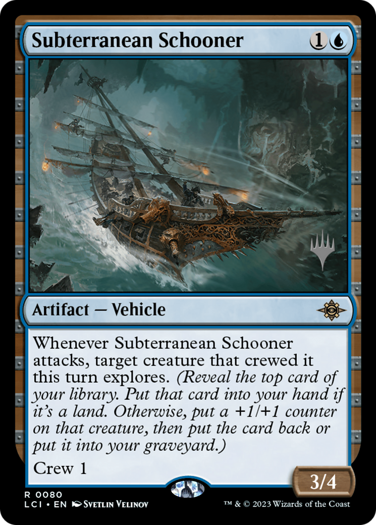 Image of Subterranean Schooner (PPLCI-080) - The Lost Caverns of Ixalan Promos Foil