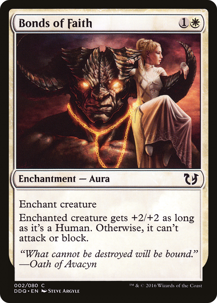 Image of Bonds of Faith (DDQ-002) - Duel Decks: Blessed vs. Cursed