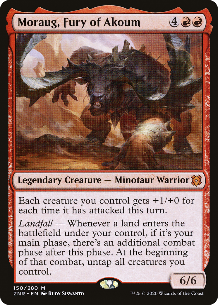 Image of Moraug, Fury of Akoum (ZNR-150) - Zendikar Rising