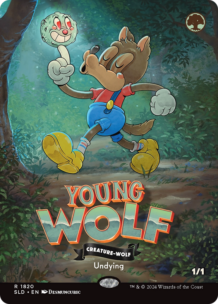 Image of Young Wolf (SLD-1820) - Secret Lair Drop (Borderless)