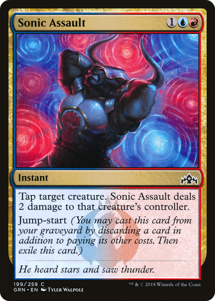 Image of Sonic Assault (GRN-199) - Guilds of Ravnica