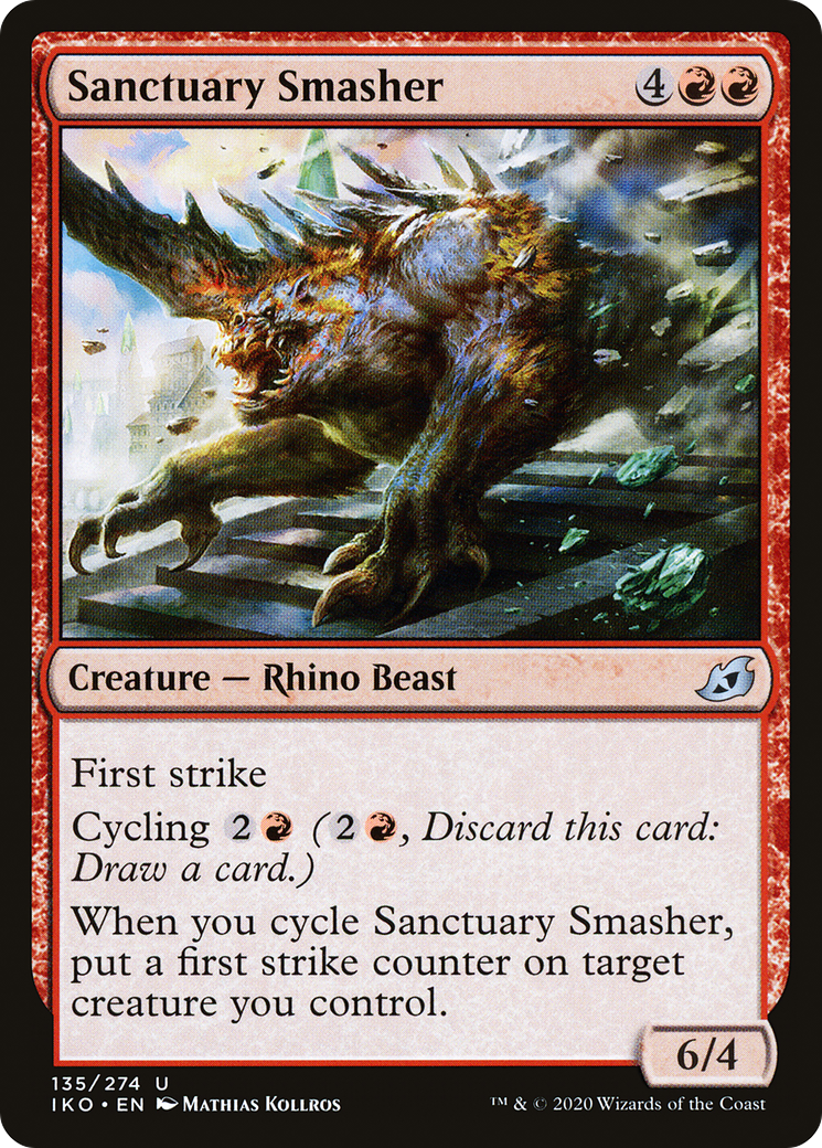 Image of Sanctuary Smasher (IKO-135) - Ikoria: Lair of Behemoths Foil