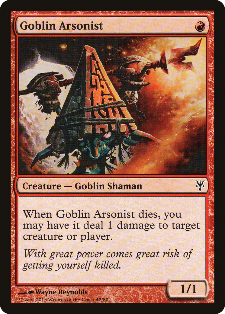 Image of Goblin Arsonist (DDK-042) - Duel Decks: Sorin vs. Tibalt