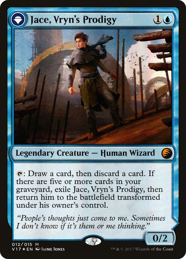 Image of Jace, Vryn's Prodigy (V17-012) - From the Vault: Transform: (originpwdfc) Foil