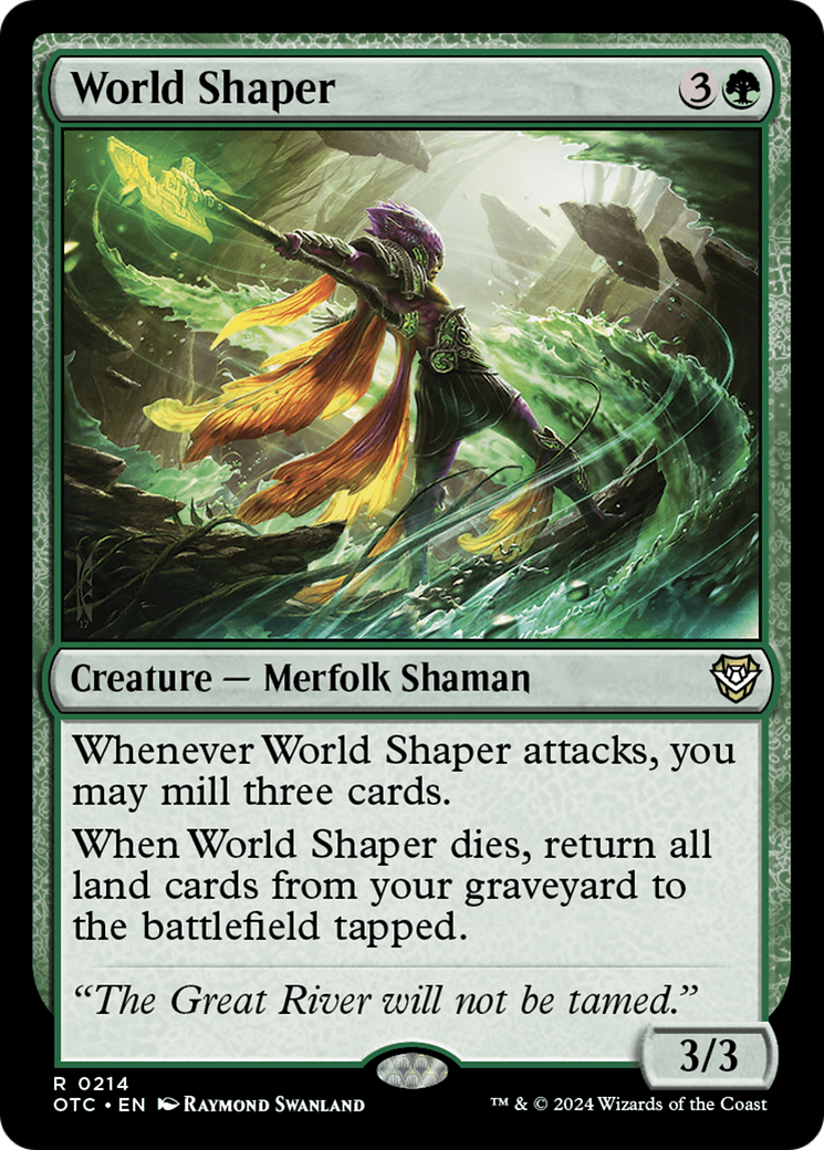 Image of World Shaper (OTC-214) - Outlaws of Thunder Junction Commander