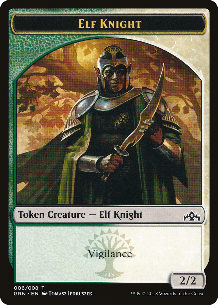 Image of Saproling // Elf Knight (TGK1-008) - GRN Guild Kit Tokens