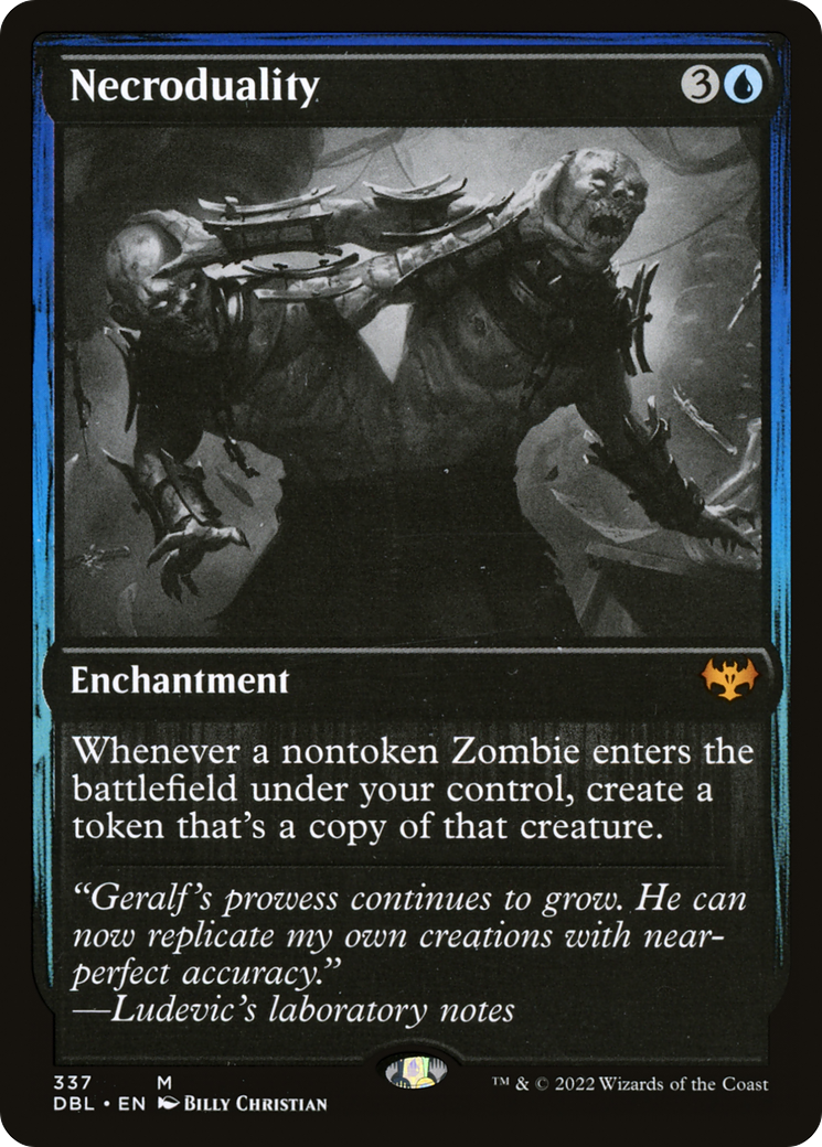 Image of Necroduality (DBL-337) - Innistrad: Double Feature Foil