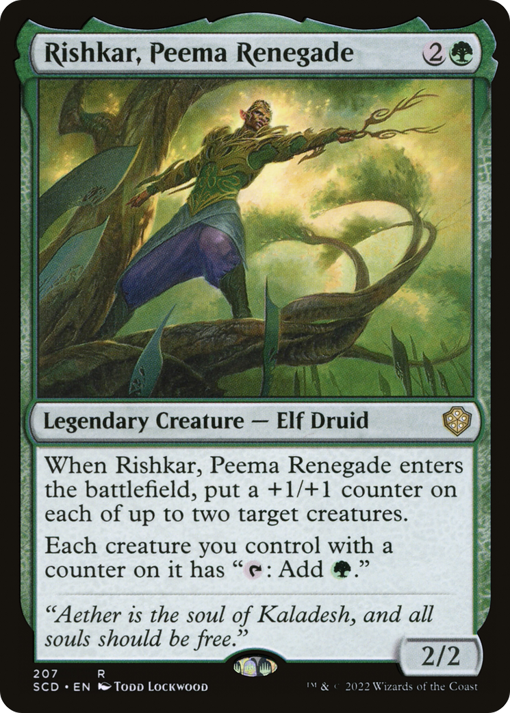 Image of Rishkar, Peema Renegade (SCD-207) - Starter Commander Decks