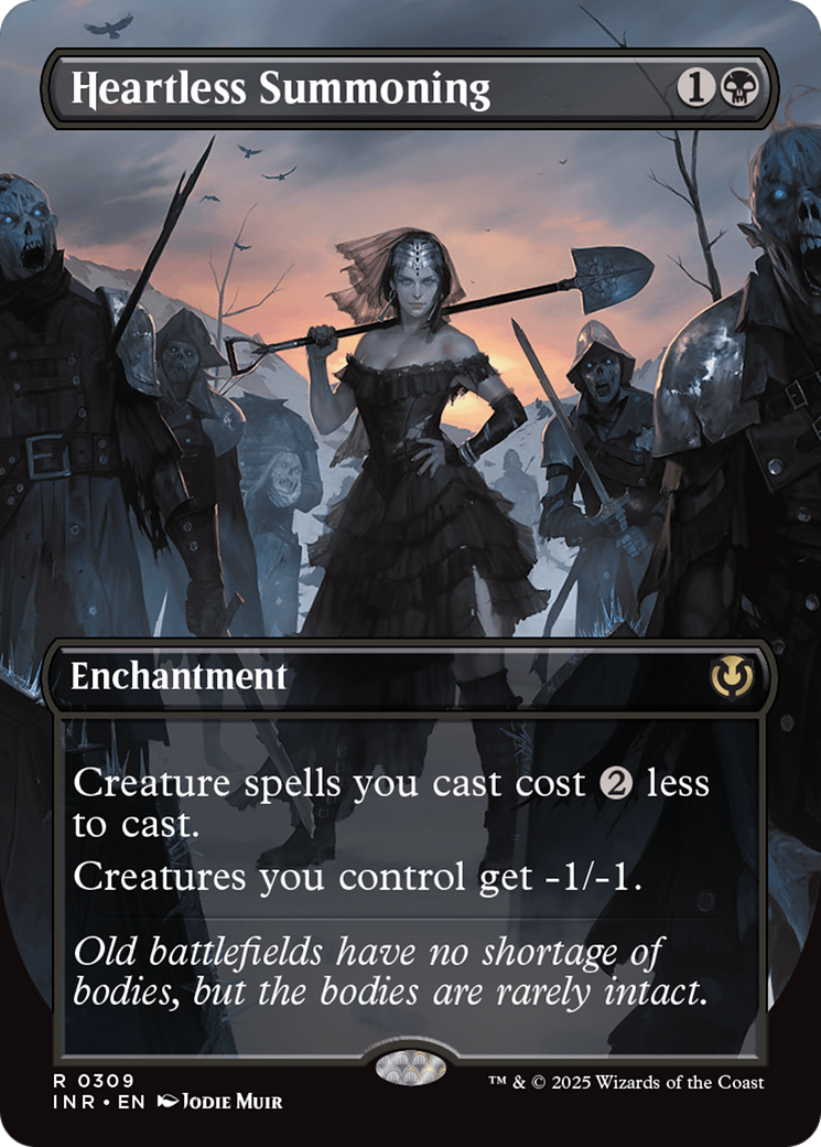 Image of Heartless Summoning (Borderless) (INR-309) - Innistrad Remastered: (enchantment) (Borderless)