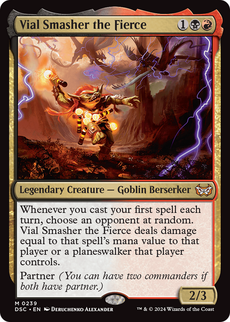 Image of Vial Smasher the Fierce (DSC-239) - Duskmourn: House of Horror Commander