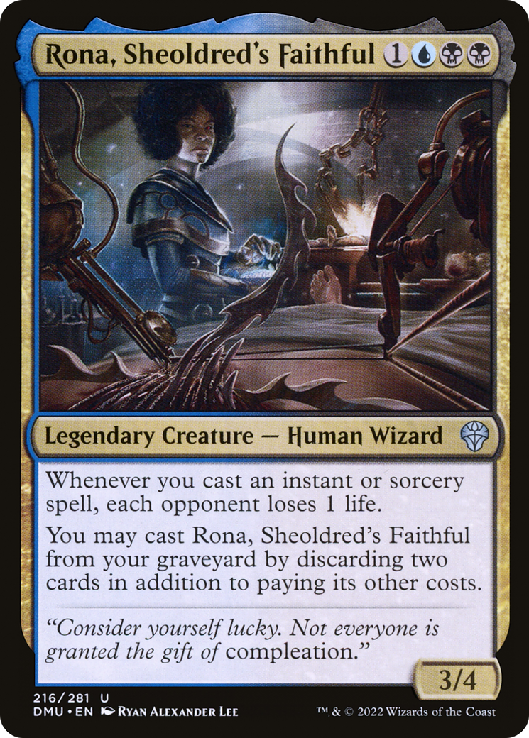Image of Rona, Sheoldred's Faithful (DMU-216) - Dominaria United Foil