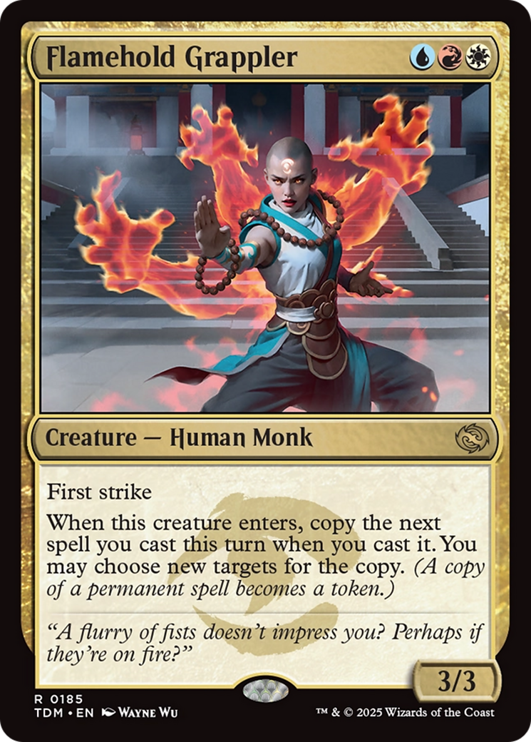 Image of Flamehold Grappler (TDM-185) - Tarkir: Dragonstorm