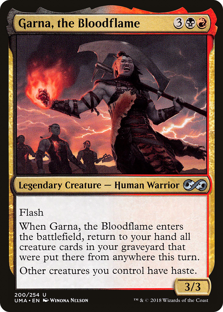 Image of Garna, the Bloodflame (UMA-200) - Ultimate Masters