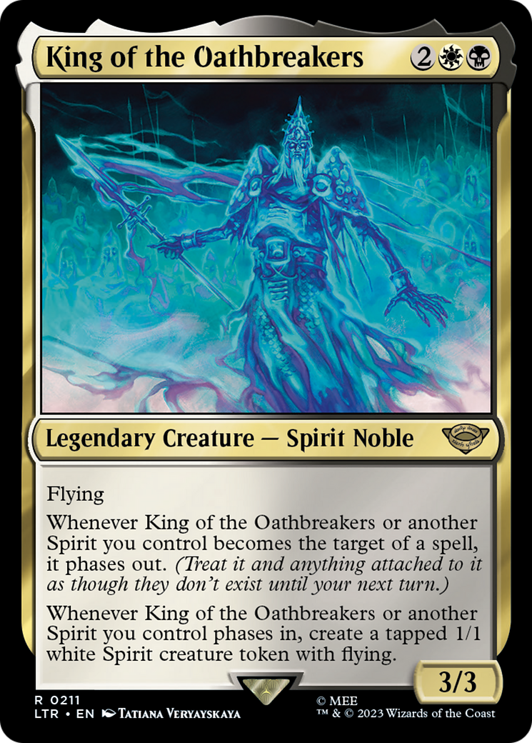 Image of King of the Oathbreakers (LTR-211) - The Lord of the Rings: Tales of Middle-earth Foil