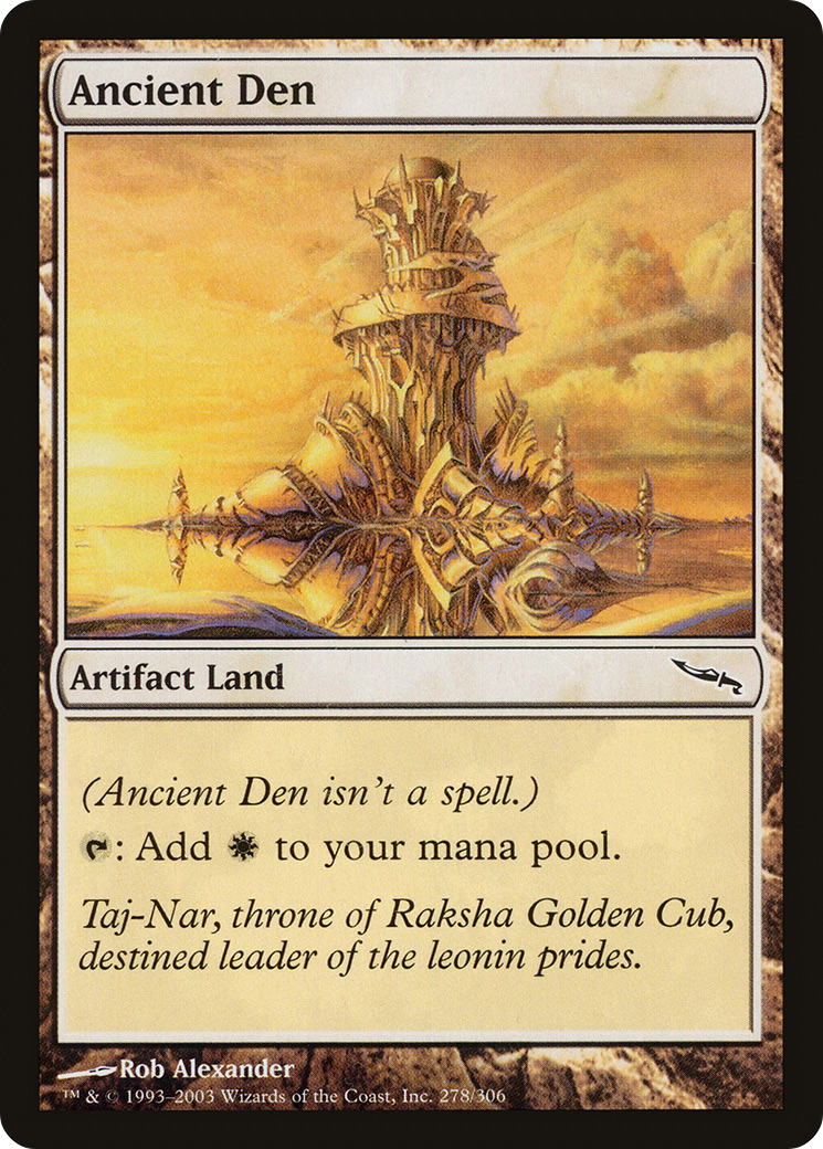 Image of Ancient Den (MRD-278) - Mirrodin Foil