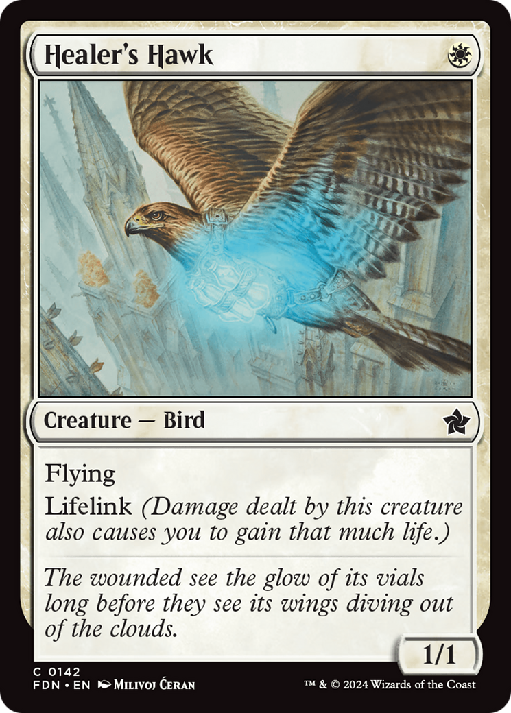 Image of Healer's Hawk (FDN-142) - Foundations