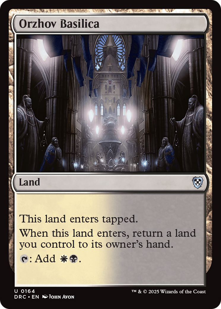 Image of Orzhov Basilica (DRC-164) - Commander: Aetherdrift