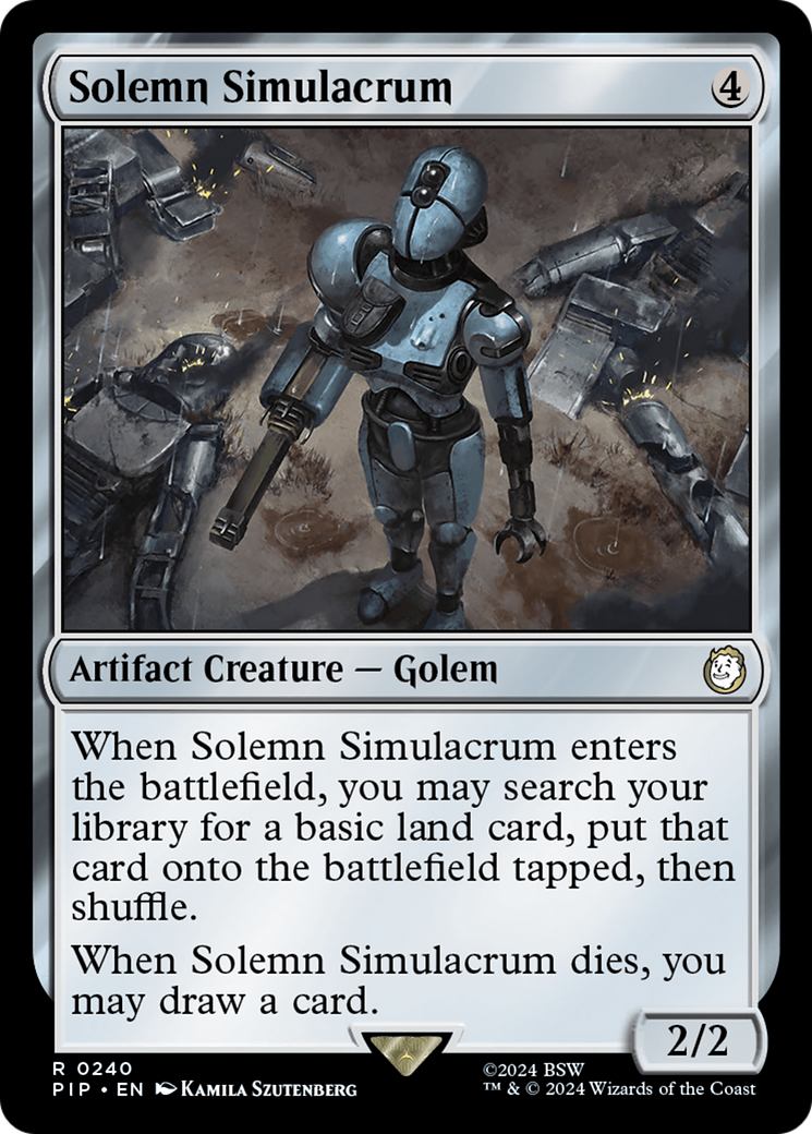Image of Solemn Simulacrum (PIP-240) - Fallout Foil