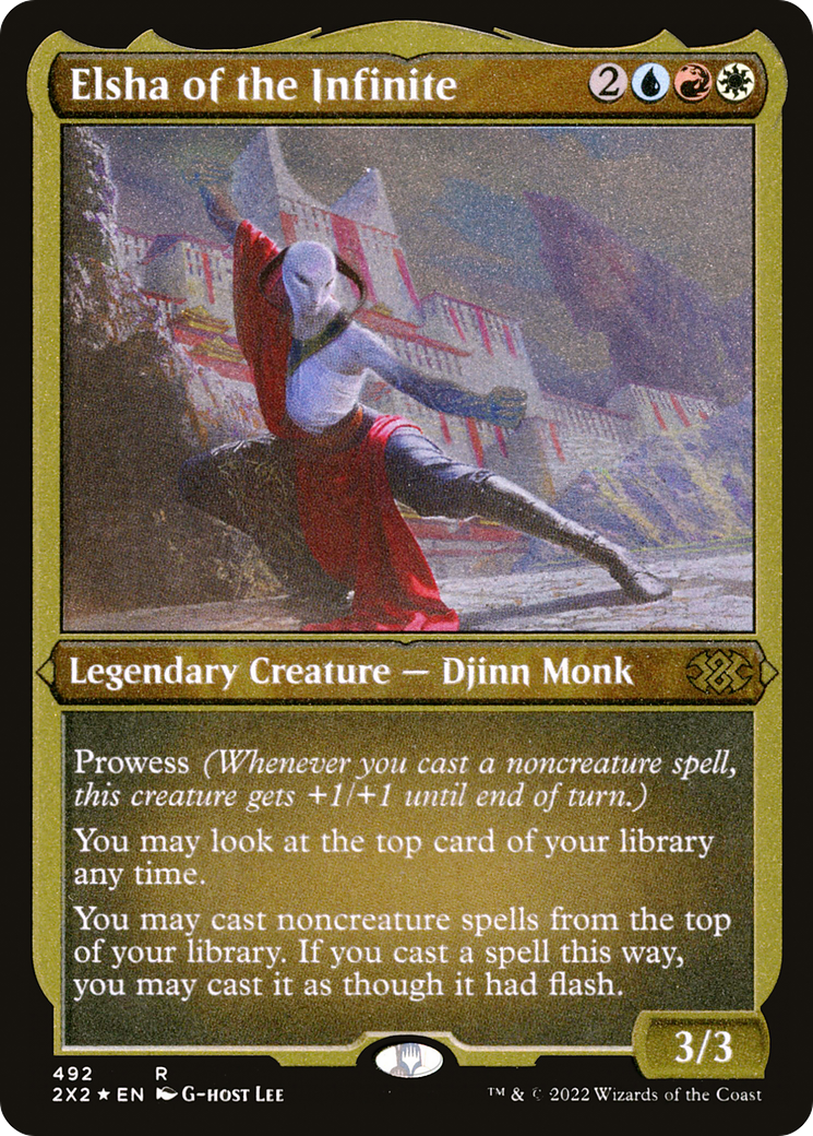 Image of Elsha of the Infinite (2X2-492) - Double Masters 2022 Foil