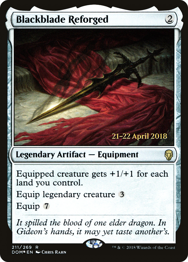 Image of Blackblade Reforged (PRE-211) - Dominaria Promos Foil