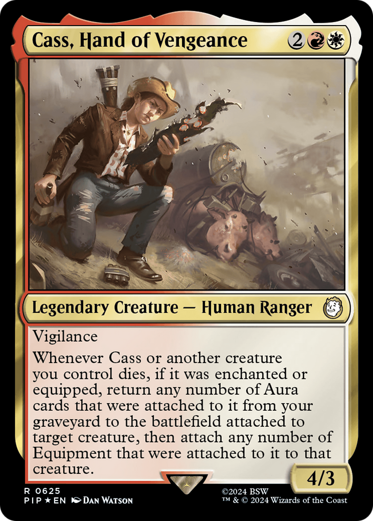 Image of Cass, Hand of Vengeance (Surge Foil) (PIP-625) - Fallout Foil