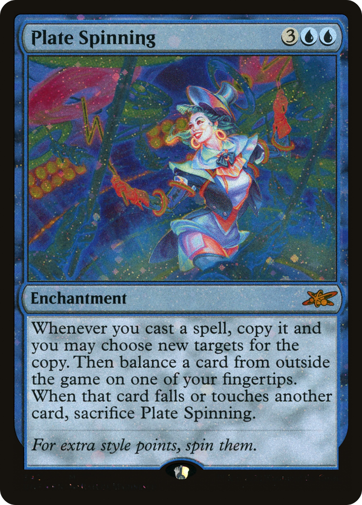 Image of Plate Spinning (Galaxy Foil) (UNF-342) - Unfinity Foil