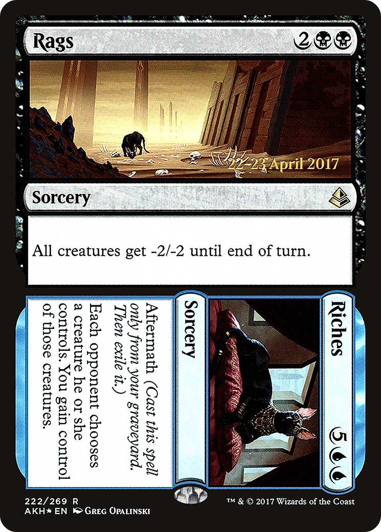 Image of Rags // Riches (PRE-222) - Amonkhet Promos Foil