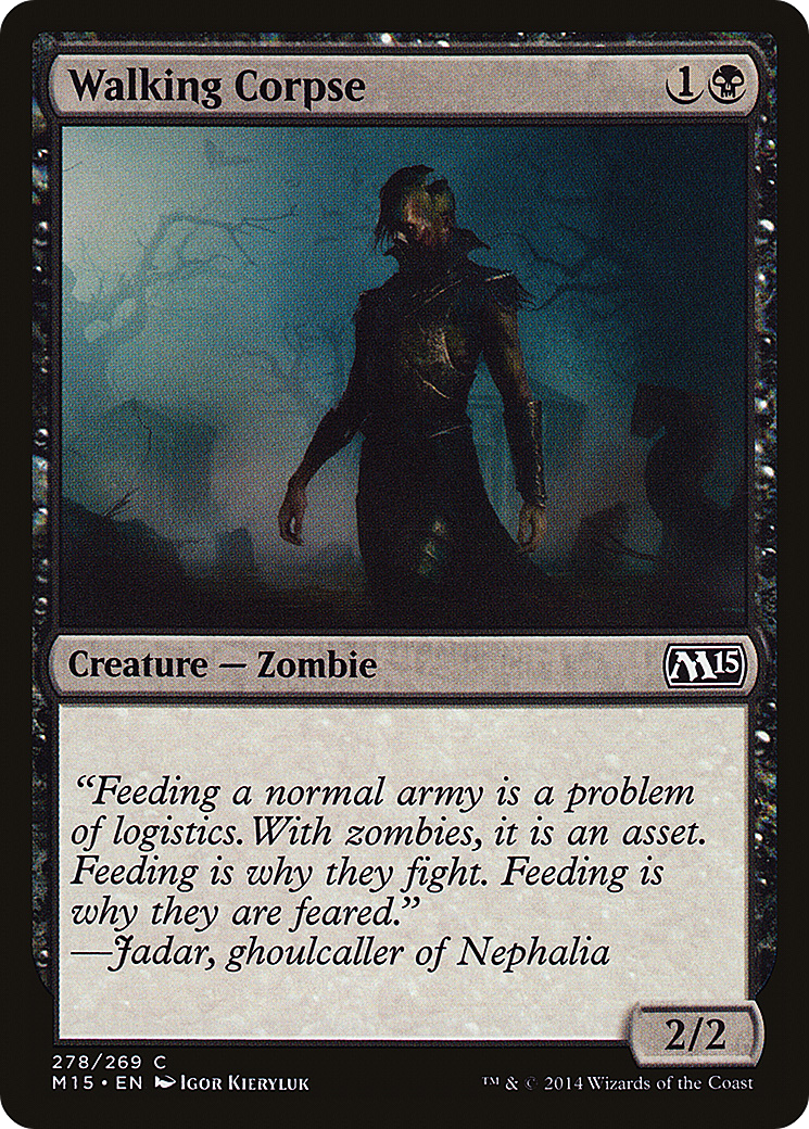 Image of Walking Corpse (M15-278) - Magic 2015 Foil