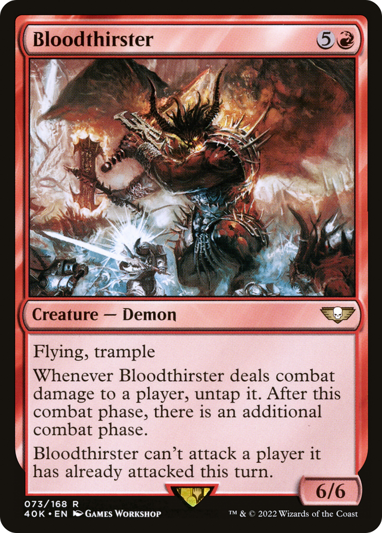 Image of Bloodthirster (40K-073) - Warhammer 40,000 Commander