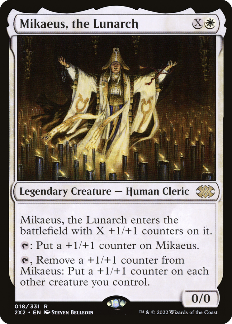 Image of Mikaeus, the Lunarch (2X2-018) - Double Masters 2022 Foil