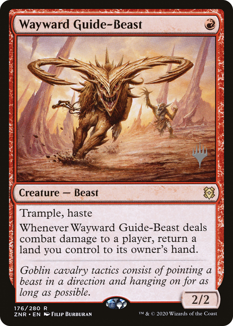 Image of Wayward Guide-Beast (PPZNR-176P) - Zendikar Rising Promos Foil