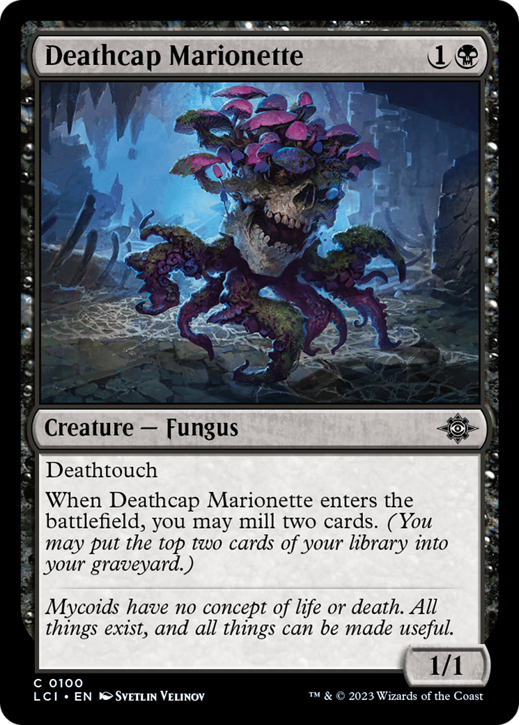 Image of Deathcap Marionette (LCI-100) - The Lost Caverns of Ixalan Foil