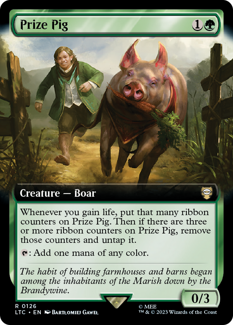 Image of Prize Pig (Extended Art) (LTC-126) - Tales of Middle-earth Commander: (Extended Art) Foil