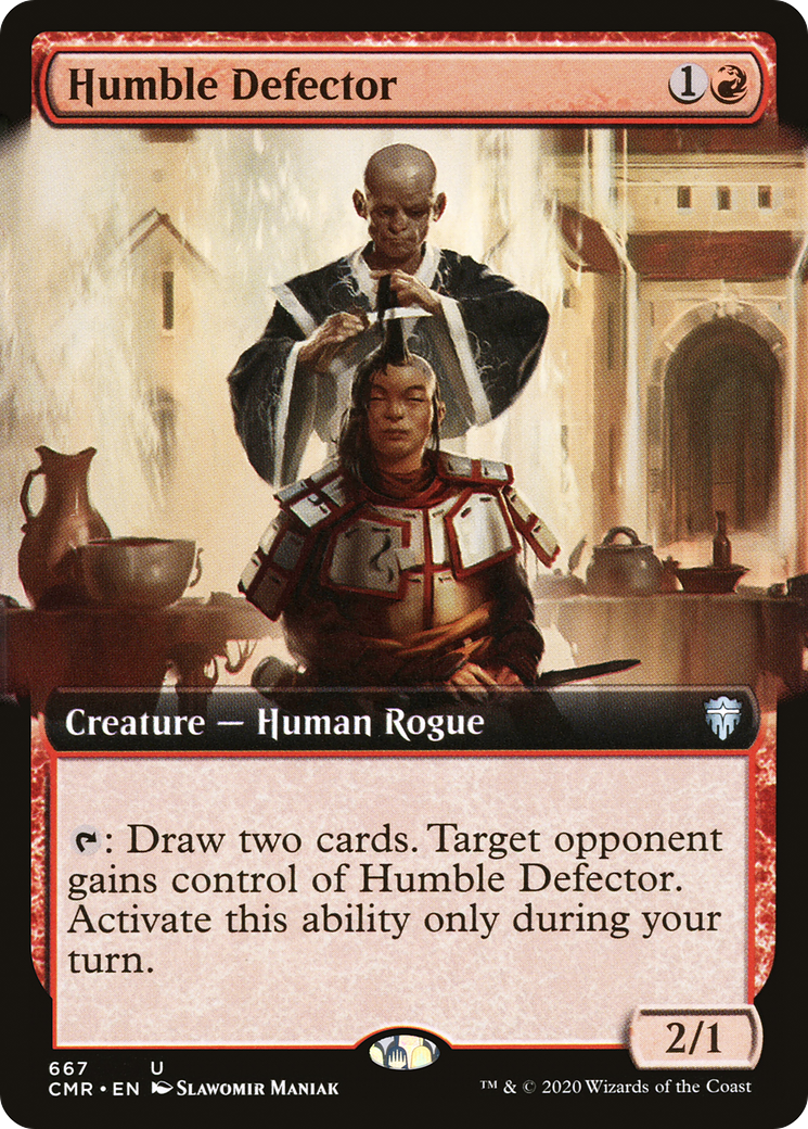 Image of Humble Defector (Extended Art) (CMR-667) - Commander Legends: (Extended Art)