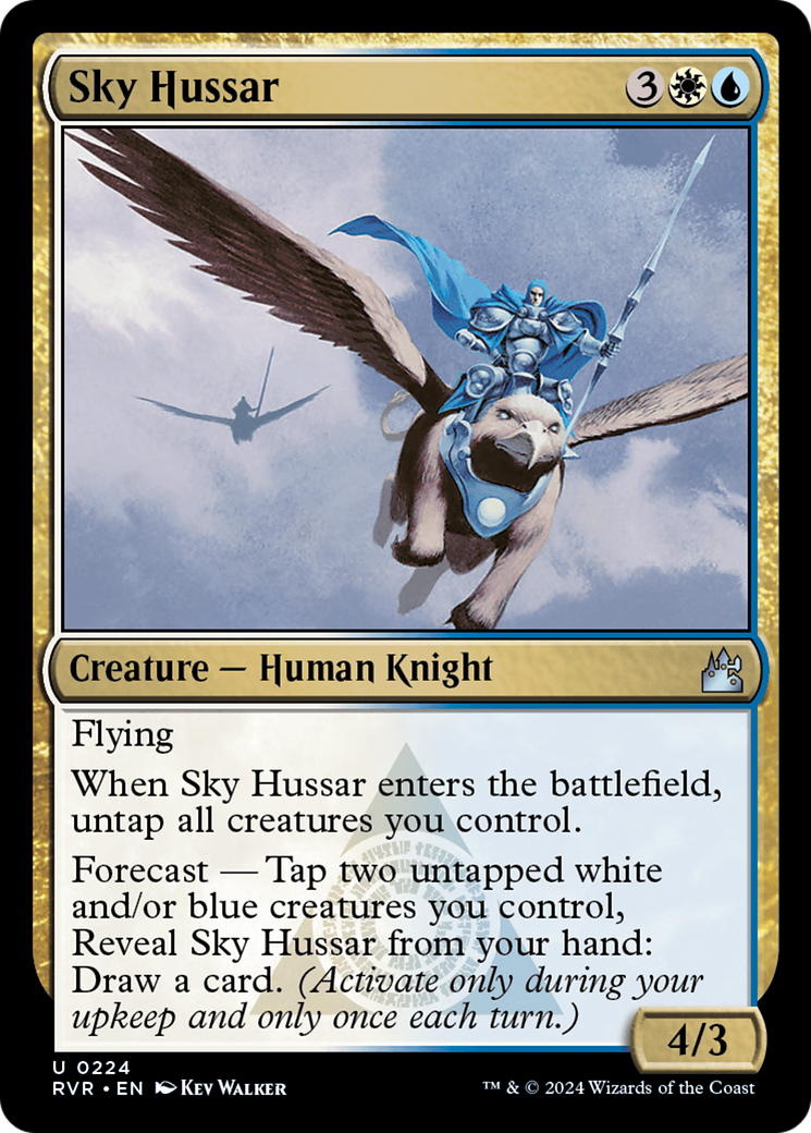 Image of Sky Hussar (RVR-224) - Ravnica Remastered Foil