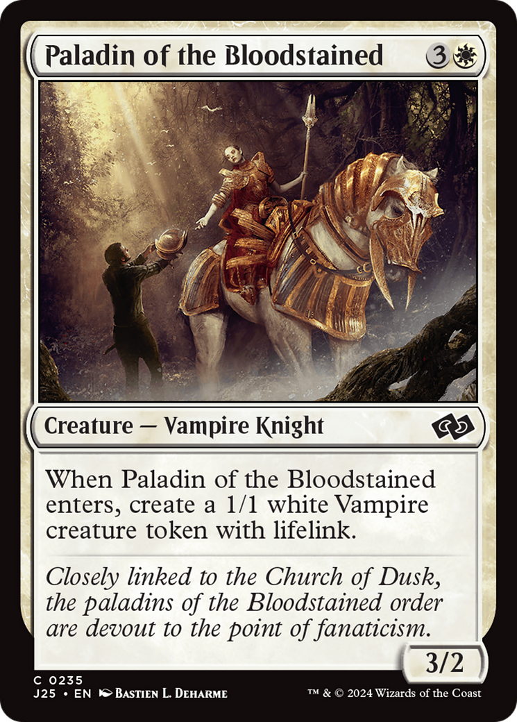 Image of Paladin of the Bloodstained (J25-235) - Foundations Jumpstart