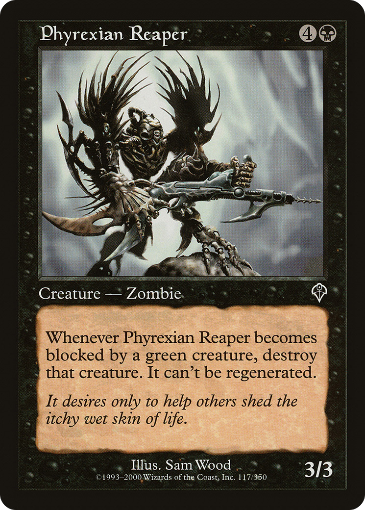 Image of Phyrexian Reaper (INV-117) - Invasion Foil