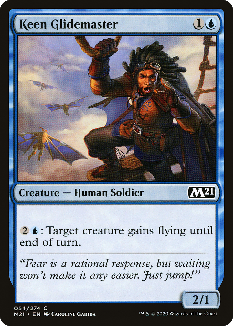 Image of Keen Glidemaster (M21-054) - Core Set 2021 Foil