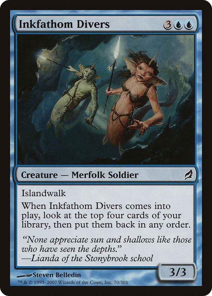Image of Inkfathom Divers (LRW-070) - Lorwyn