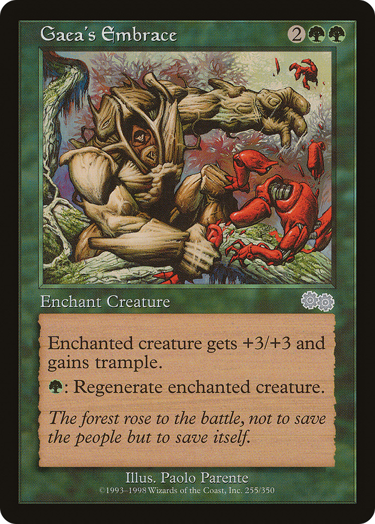 Image of Gaea's Embrace (USG-255) - Urza's Saga