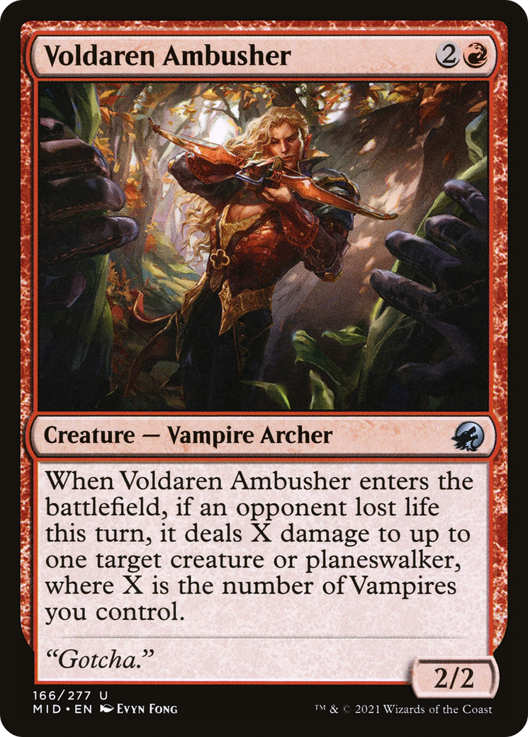Image of Voldaren Ambusher (MID-166) - Innistrad: Midnight Hunt