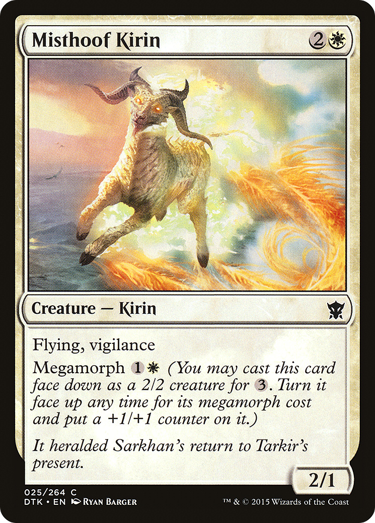 Image of Misthoof Kirin (DTK-025) - Dragons of Tarkir