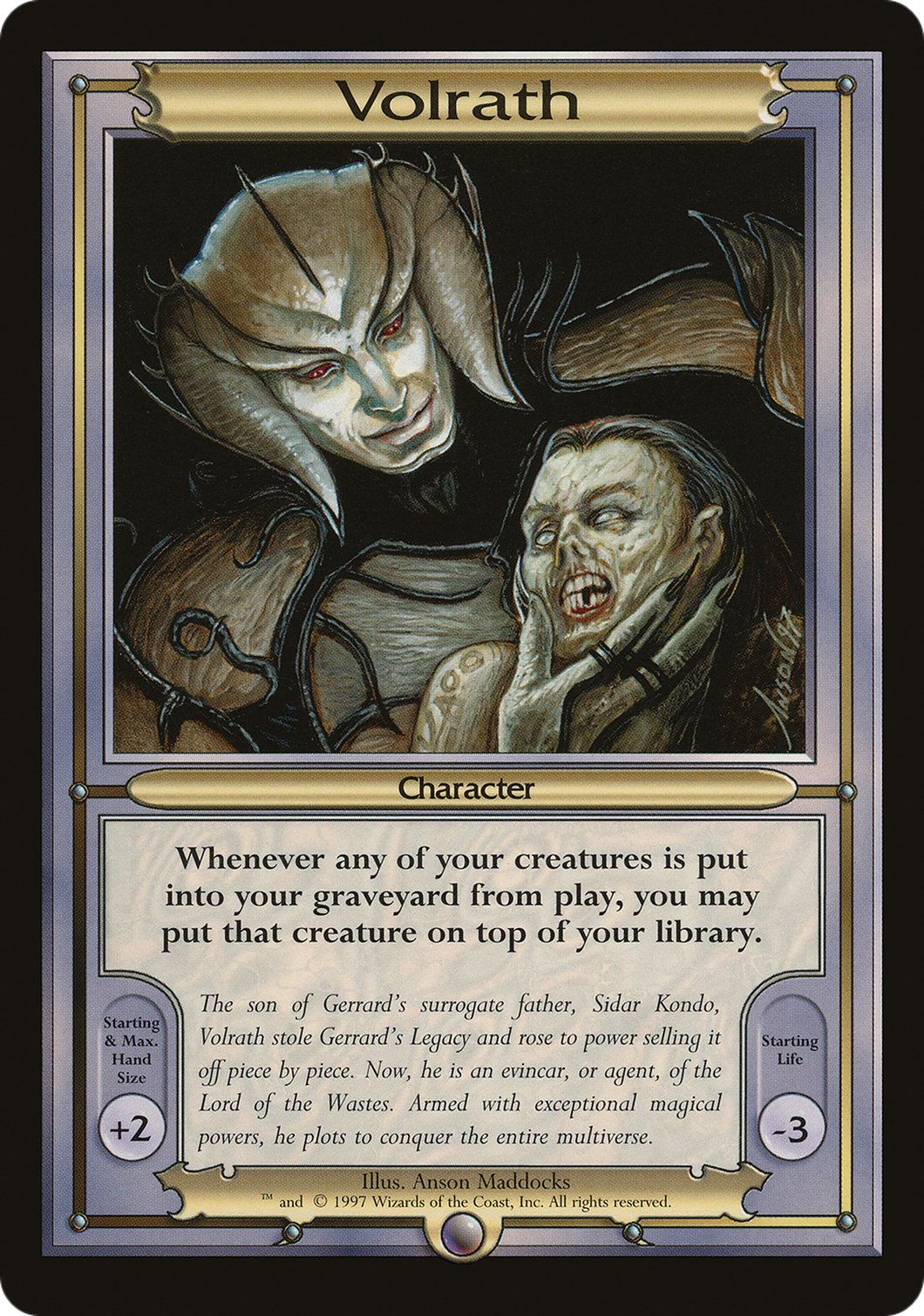 Image of Volrath (Oversize) (VNG-) - Vanguard Series