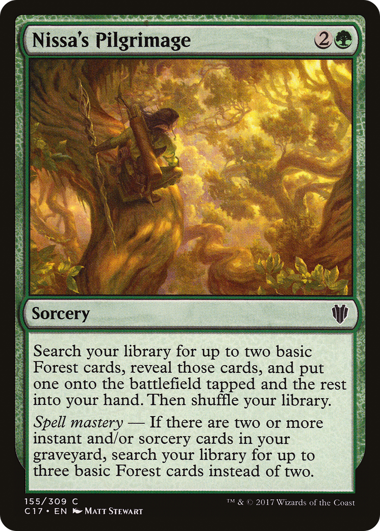 Image of Nissa's Pilgrimage (C17-155) - Commander 2017