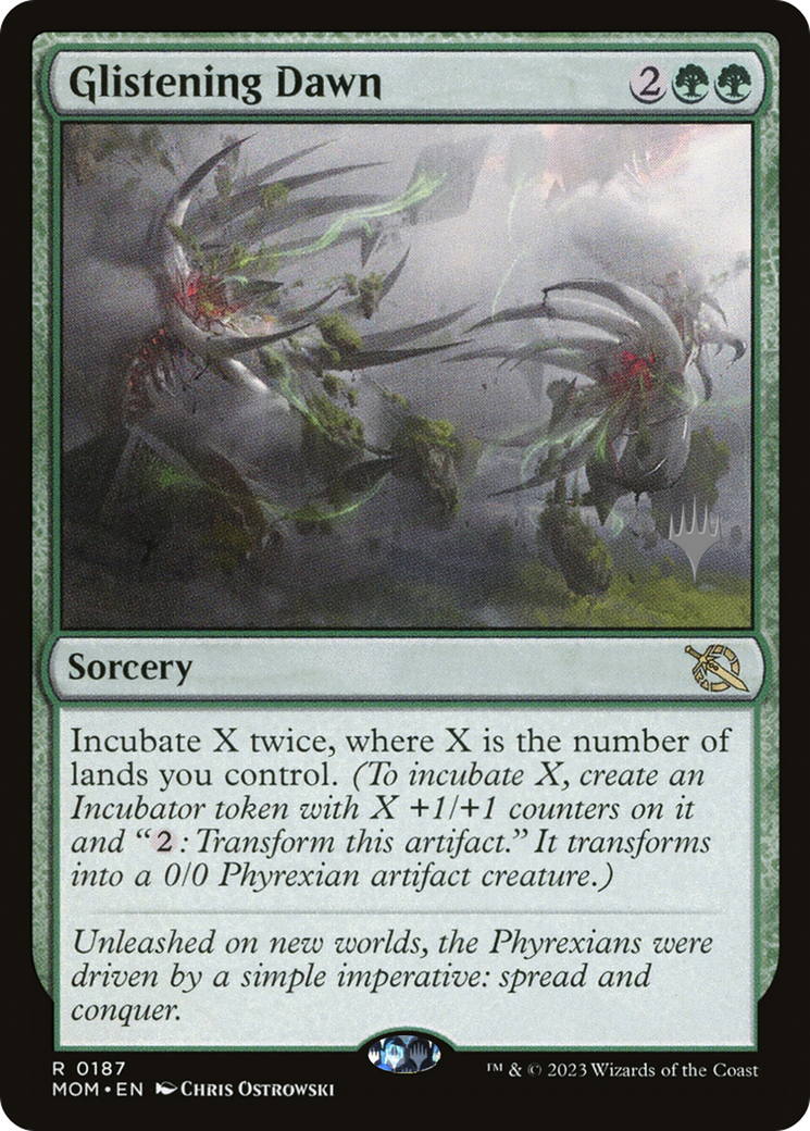 Image of Glistening Dawn (PPMOM-187) - March of the Machine Promos Foil