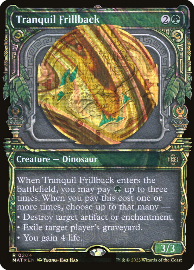 Image of Tranquil Frillback (Halo Foil) (MAT-204) - March of the Machine: The Aftermath: (Showcase) Foil