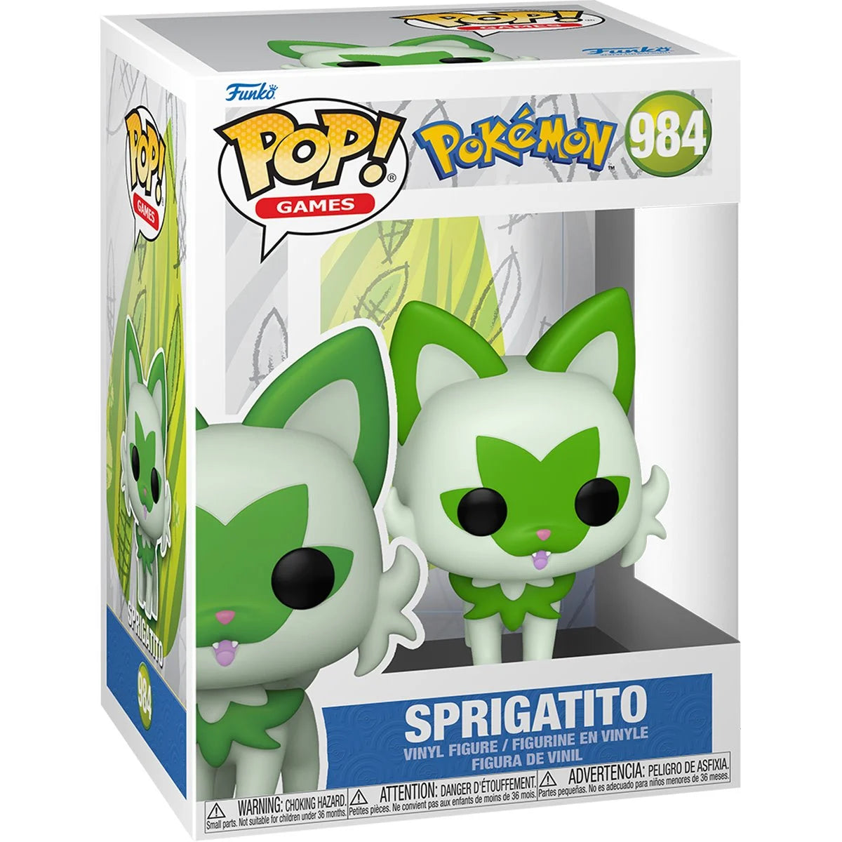 Image of Pokemon Sprigatito Funko Pop! Vinyl Figure #984