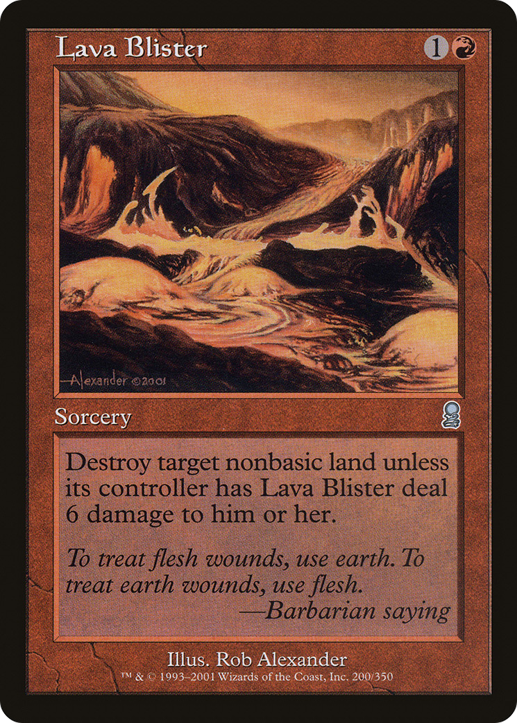 Image of Lava Blister (ODY-200) - Odyssey Foil