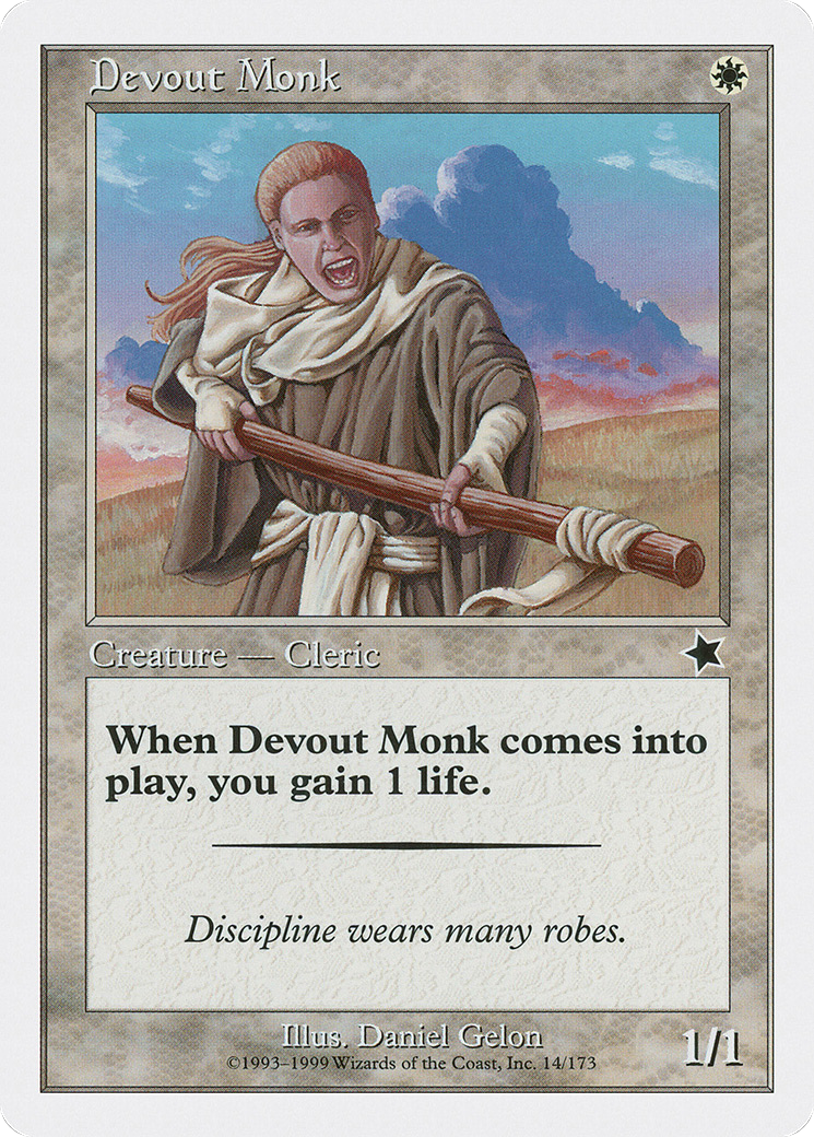 Image of Devout Monk (S99-014) - Starter 1999